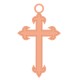 Médaille croix gothique